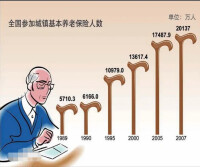 養老保險人數逐年增加