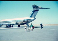 1967年乘客需要在停機坪登機,一直用到2006
