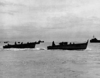 仁川登陸戰中的美軍登陸艇
