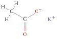 乙酸鉀 結構式