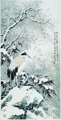 李雲濤老師畫雪景