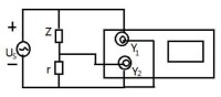 雙跡法測阻抗角電路圖