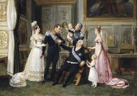 1823年波旁王朝一家，左一為瑪麗·特蕾莎