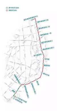 BRT-1號線線路圖