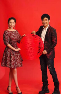 郭曉東與妻子