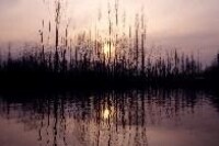 德爾湖夕陽美景