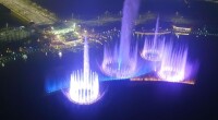 音樂噴泉綻放鄭州航空港