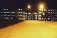 湖溝中學夜景
