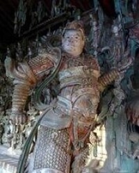 雙林寺雕塑--韋馱