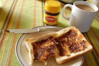 塗在早餐上的Vegemite