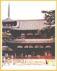 日本法隆寺徠中門