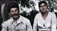 娜傑日達·阿利盧耶娃和他的丈夫斯大林