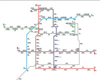 南寧軌道交通線路圖（截至2020年11月）