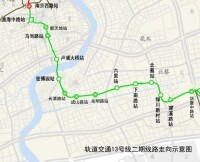 上海地鐵13號線二期工程走向