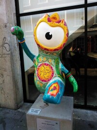 倫敦街頭奧運吉祥物