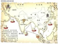 唐宋時期海上絲綢之路示意圖