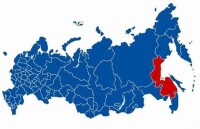 哈巴羅夫斯克邊疆區在俄羅斯的位置