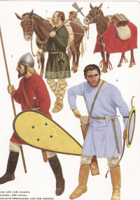10——12世紀東羅馬帝國步兵和輜重部隊