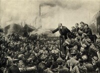 1917年5月12日列寧在紅色普梯洛夫工廠演講