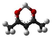 丙酮的球棍模型