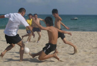 沙灘足球