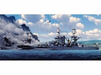 珍珠港襲擊中內華達號作戰圖畫