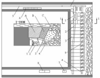 綜采放頂煤工作面及設備布置示意圖