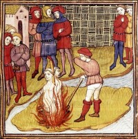 兩個聖殿騎士團成員被處以火刑