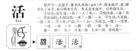 活的字源演變圖