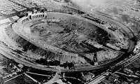 1922年興建中的洛杉磯紀念體育場