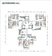 萬科四季花城戶型圖