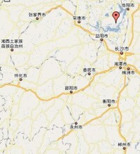 漉湖蘆葦場在湖南省的位置