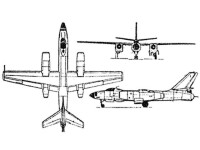 轟-5三視圖