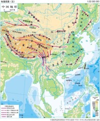 中國地勢圖