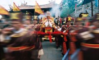 湄洲島媽祖金身巡遊