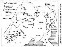 關東軍最後對蘇防禦地帶與核心陣地之態勢圖