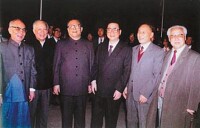 1989年江澤民、李鵬與曾濤（右一）等合影