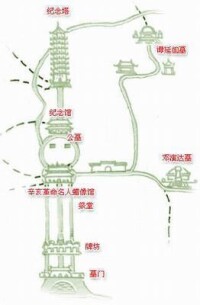 靈谷寺景區地圖
