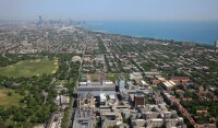 園區內欣賞到的芝加哥城市景觀