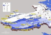 中國冰川分布圖