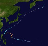 超強颱風盧碧路徑圖