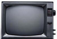 黑白電視機