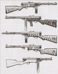索米1931式衝鋒槍各種變形槍