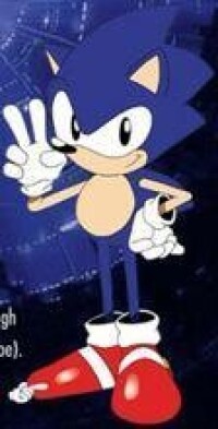 Sonic posing in Sonic the Hedgehog: The Movie.