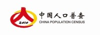 “中國人口普查—2010”標誌，橫式