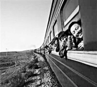 王福春《火車上得中國人》紀實攝影之一