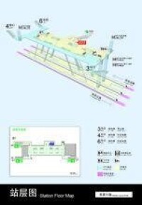 華夏中路13號線站層圖