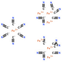 普魯士藍分子結構圖