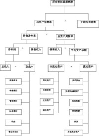 傳統的杜邦分析圖