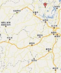 南洲鎮在湖南省的位置